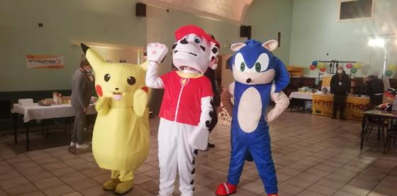 Animation anniversaire Sonic et Pikachu