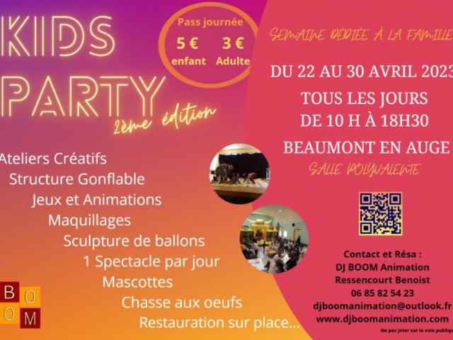 Événement Kids Party à Beaumont en Auge - Une semaine dédiée à la famille.